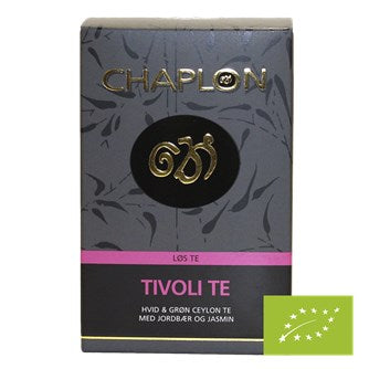 Chaplon Jordbær te ( Tivoli) løsvekt og teposer