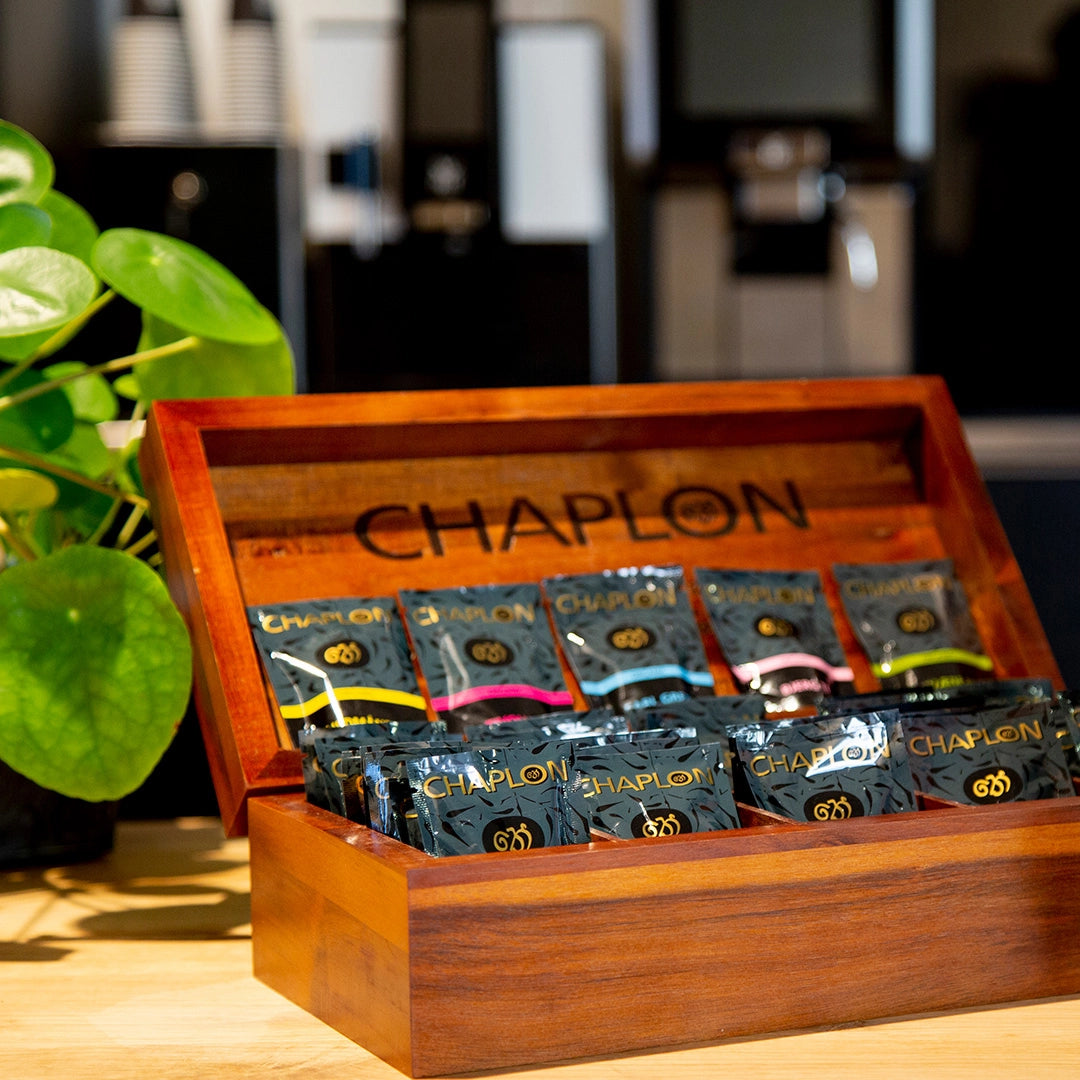 Chaplon grønn/hvit fersken & mango