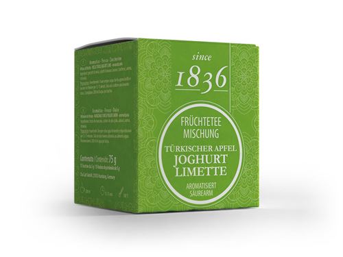 Tyrkisk eple te m yoghurt & lime 15 pyramide teposer