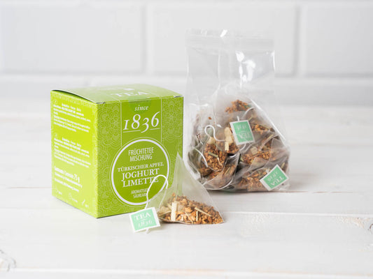 Tyrkisk eple te m yoghurt & lime 15 pyramide teposer