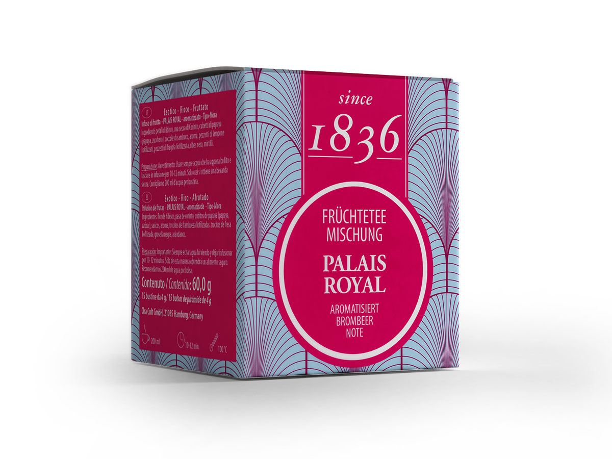 Palais Royal fruktblanding m solbærsmak 15 pyramide teposer