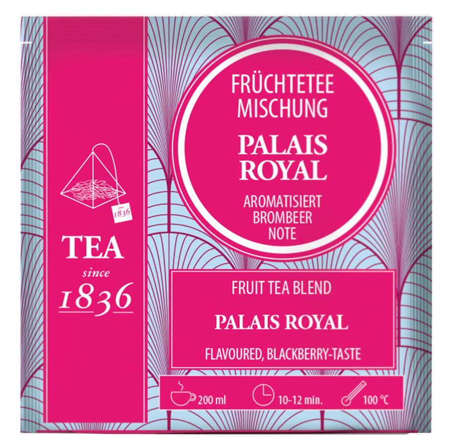 Palais Royal fruktblanding m solbærsmak 15 pyramide teposer