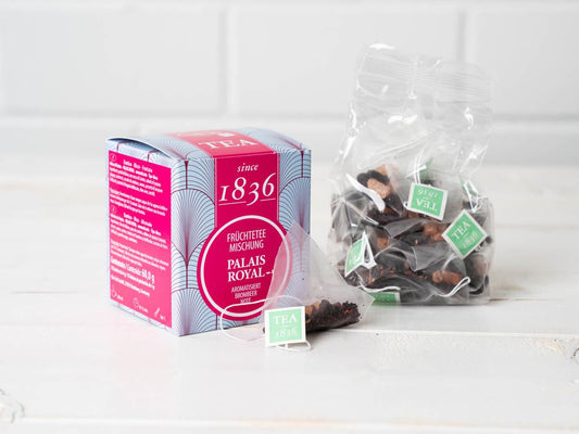Palais Royal fruktblanding m solbærsmak 15 pyramide teposer