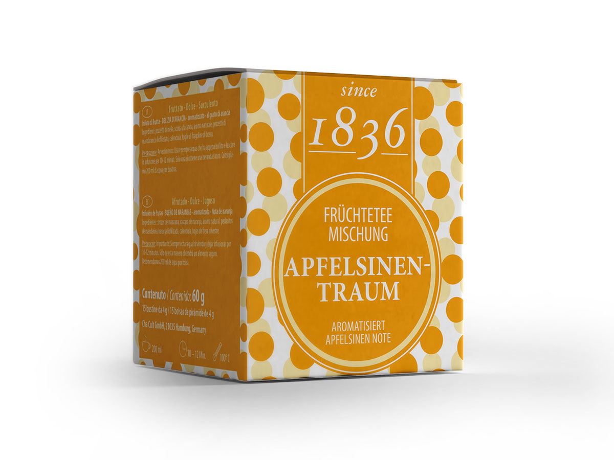 Appelsindrøm 15 pyramide teposer