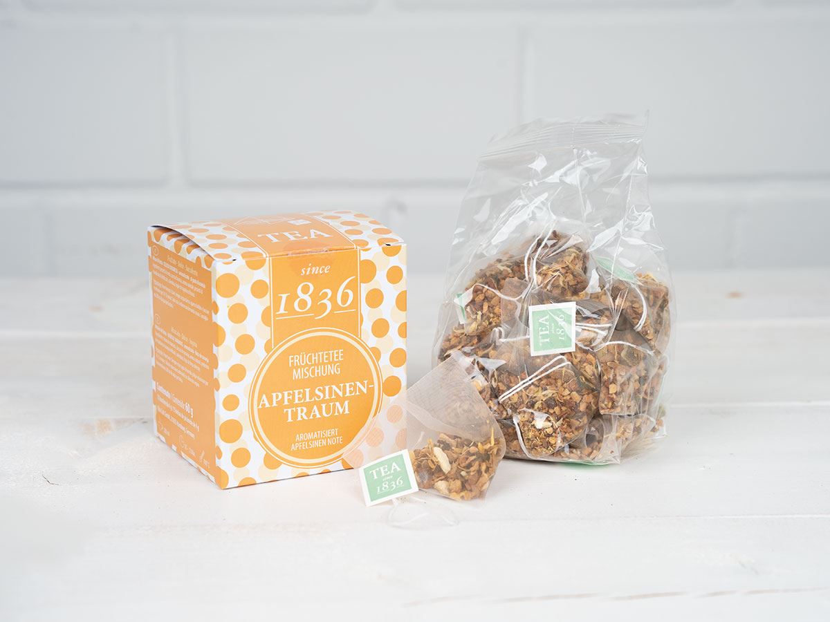 Appelsindrøm 15 pyramide teposer