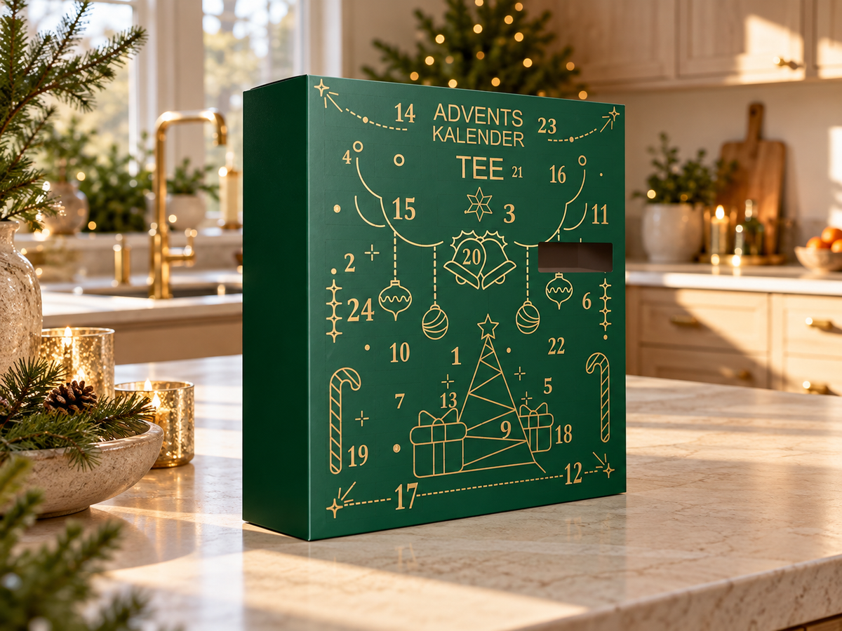 Te-adventskalender XL «Green Christmas» – 24 teopplevelser