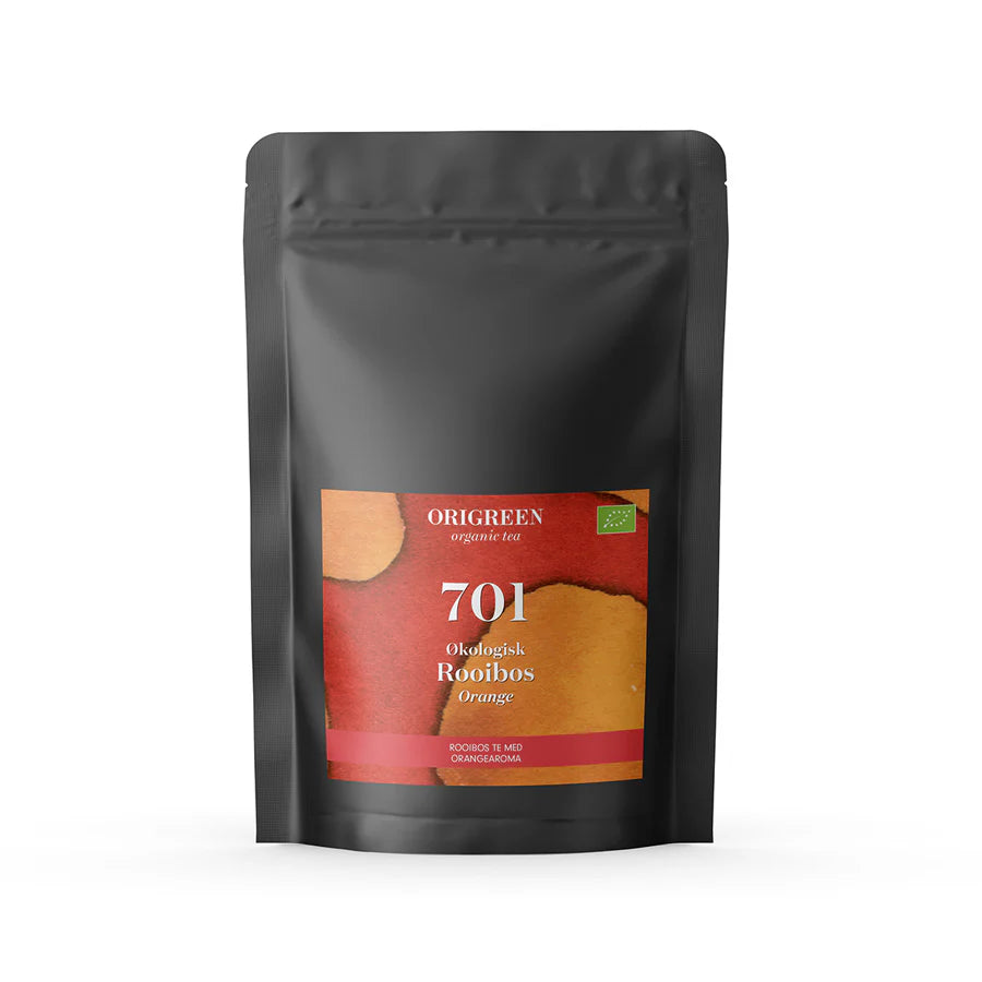 økologisk rooibos orange 100g løsvekt