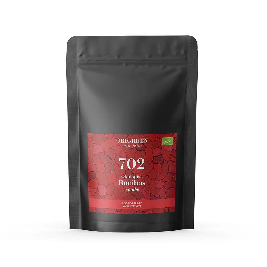økologisk rooibos vanilje 100g løsvekt