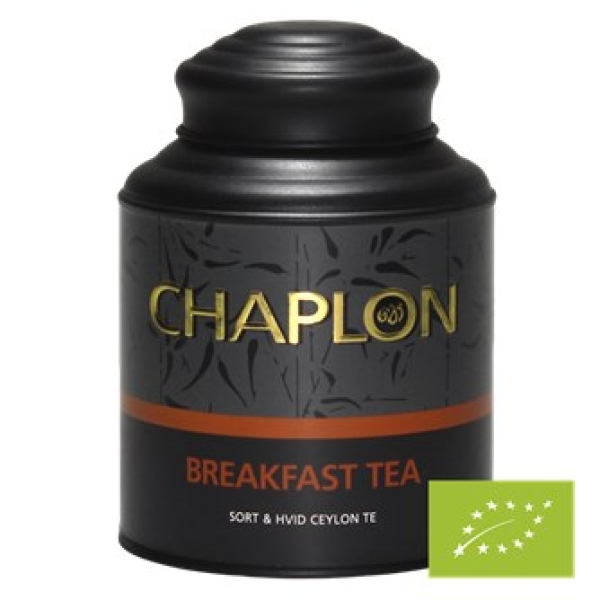 Økologisk Breakfast te i boks, fra Chaplon tea.