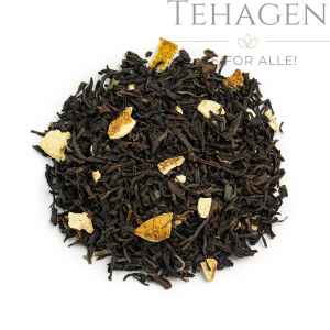 økologisk juicy orange løsvekt sort te med appelsin