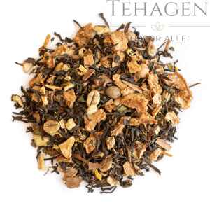 økologisk lime mint pu-erh te i løsvekt